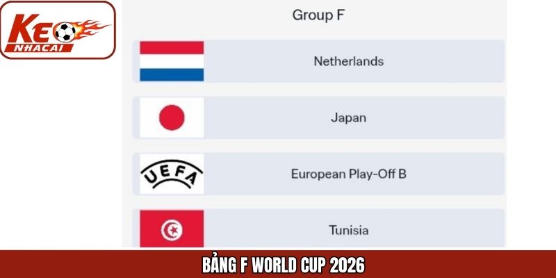 Bảng F World Cup 2026 - Màn Đối Đầu Kịch Tính Và Đầy Bất Ngờ