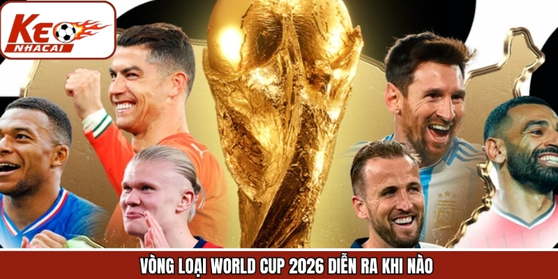 Thời gian vòng loại World Cup 2026 được bắt đầu khi nào?